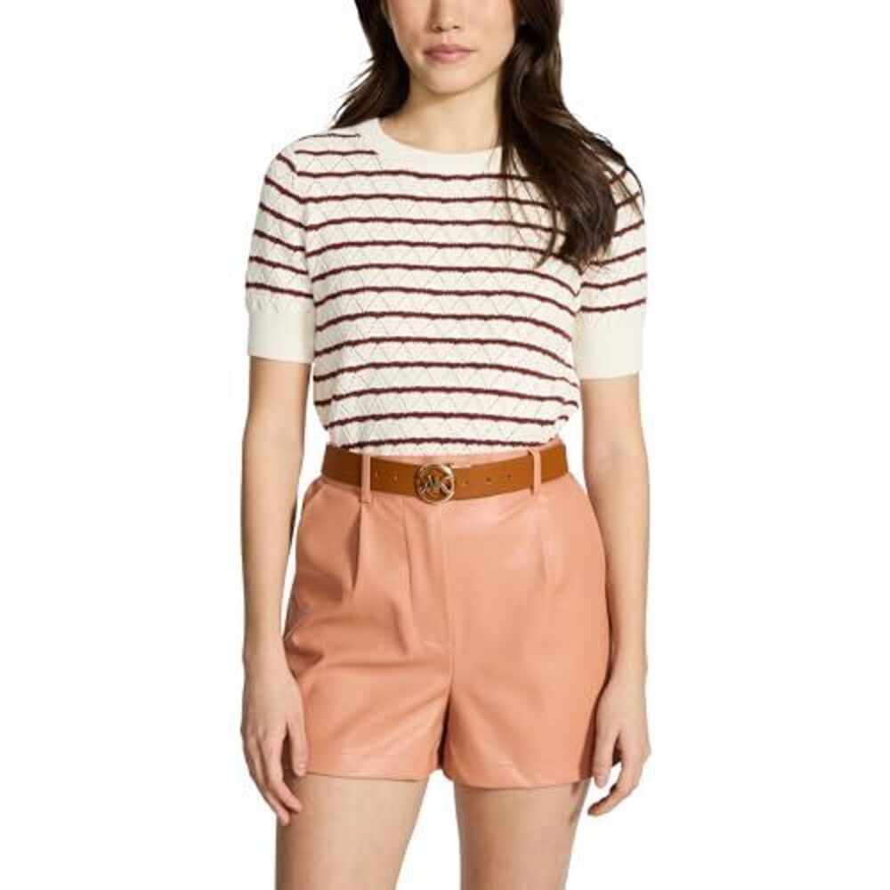 8225 Solid Reversible Pant Belt, Latte - Picture 4 of 7